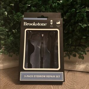 NEW Brookstone Black Eyebrow Repair Kit
